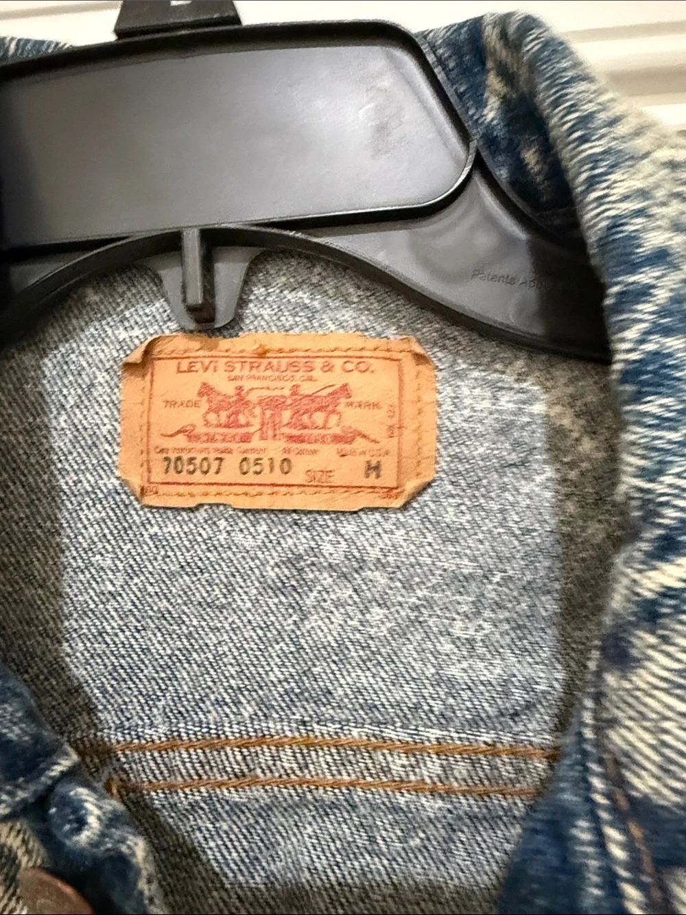 Levi’s 1980’s Vintage Acid Wash Denim Jacket - Light Blue